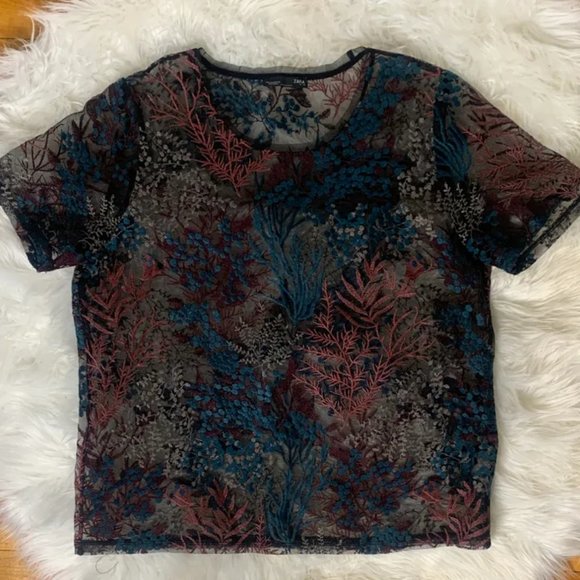 Zara Mesh top - Picture 1 of 5